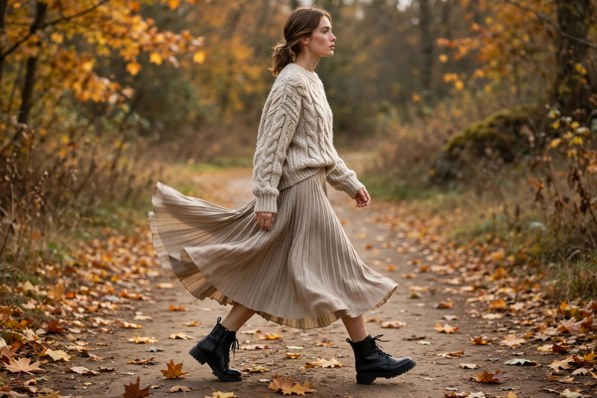 Black ankle boots fall capsule wardrobe