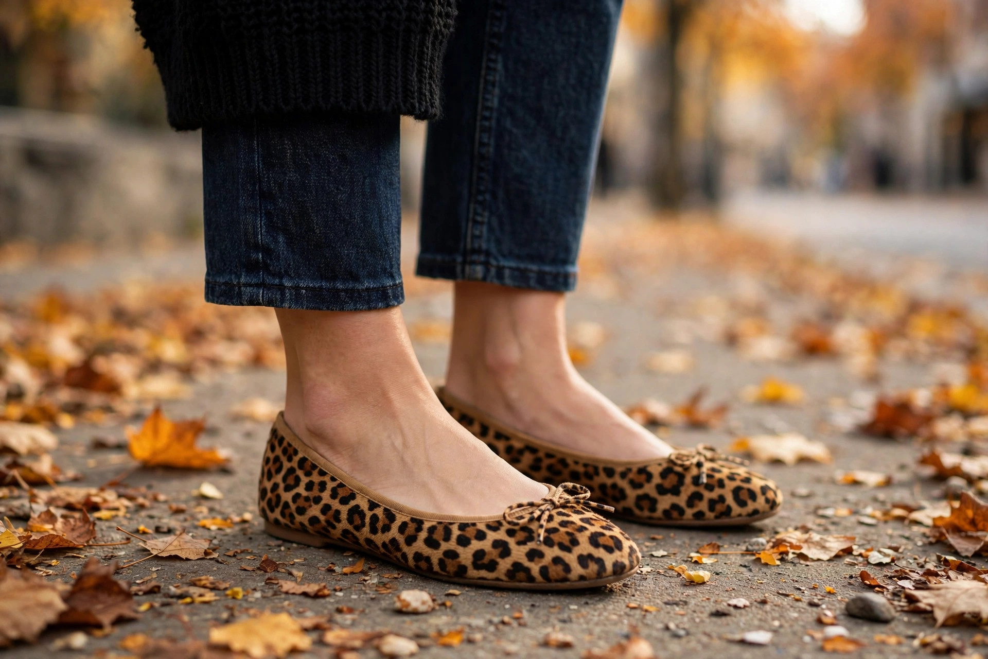 Leopard print coat outfit